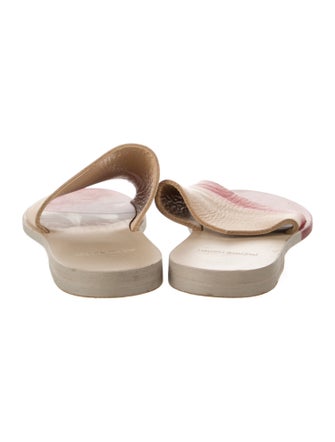 Pierre Hardy Leather Slides