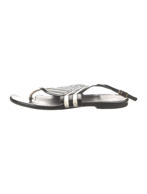 Pierre Hardy Patent Leather Slides