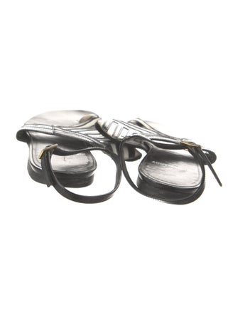 Pierre Hardy Patent Leather Slides