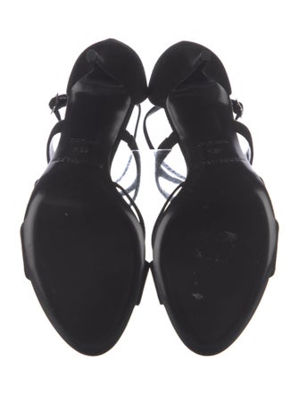 Pierre Hardy Suede Slingback Sandals