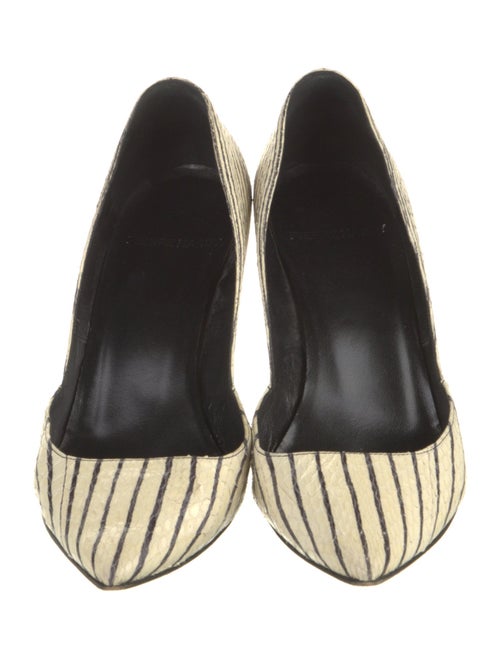 Pierre Hardy Leather Printed D'Orsay Pumps