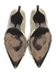 Pierre Hardy Leather Printed D'Orsay Pumps