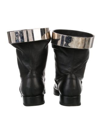 Pierre Hardy Leather Moto Boots
