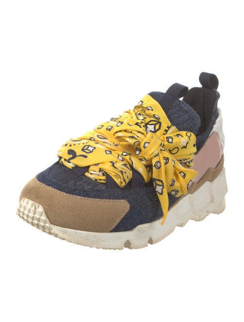Pierre Hardy Nylon Printed Chunky Sneakers