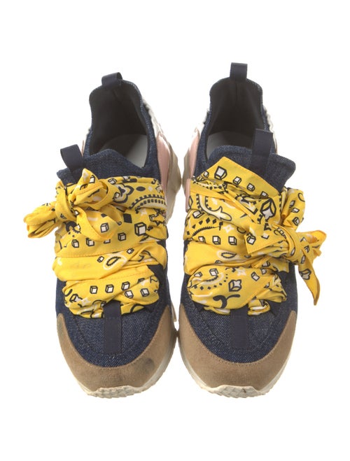 Pierre Hardy Nylon Printed Chunky Sneakers