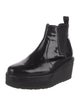 Pierre Hardy Patent Leather Chelsea Boots