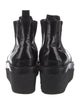 Pierre Hardy Patent Leather Chelsea Boots