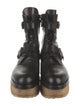 Pierre Hardy Rockstud Accents Leather Combat Boots