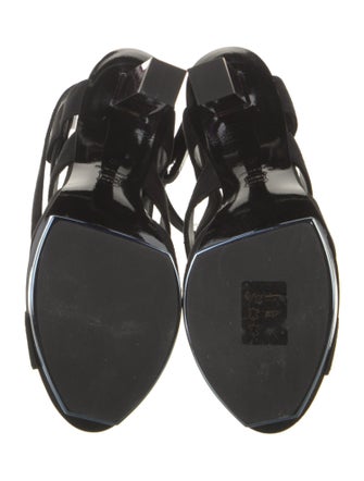 Pierre Hardy Suede T-Strap Pumps