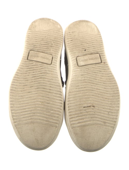 Pierre Hardy Suede Animal Print Sneakers