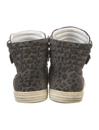 Pierre Hardy Suede Sneakers