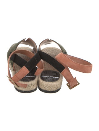 Pierre Hardy Suede Espadrilles