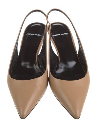 Pierre Hardy Leather Slingback Pumps