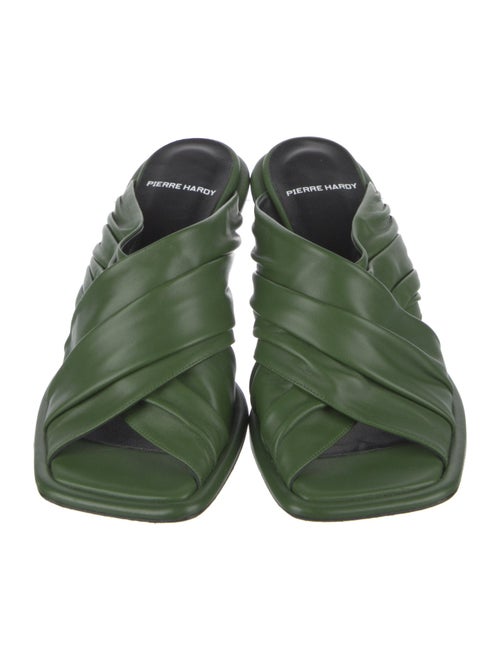 Pierre Hardy Leather Slides