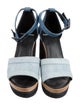 Pierre Hardy Denim Colorblock Pattern Espadrilles
