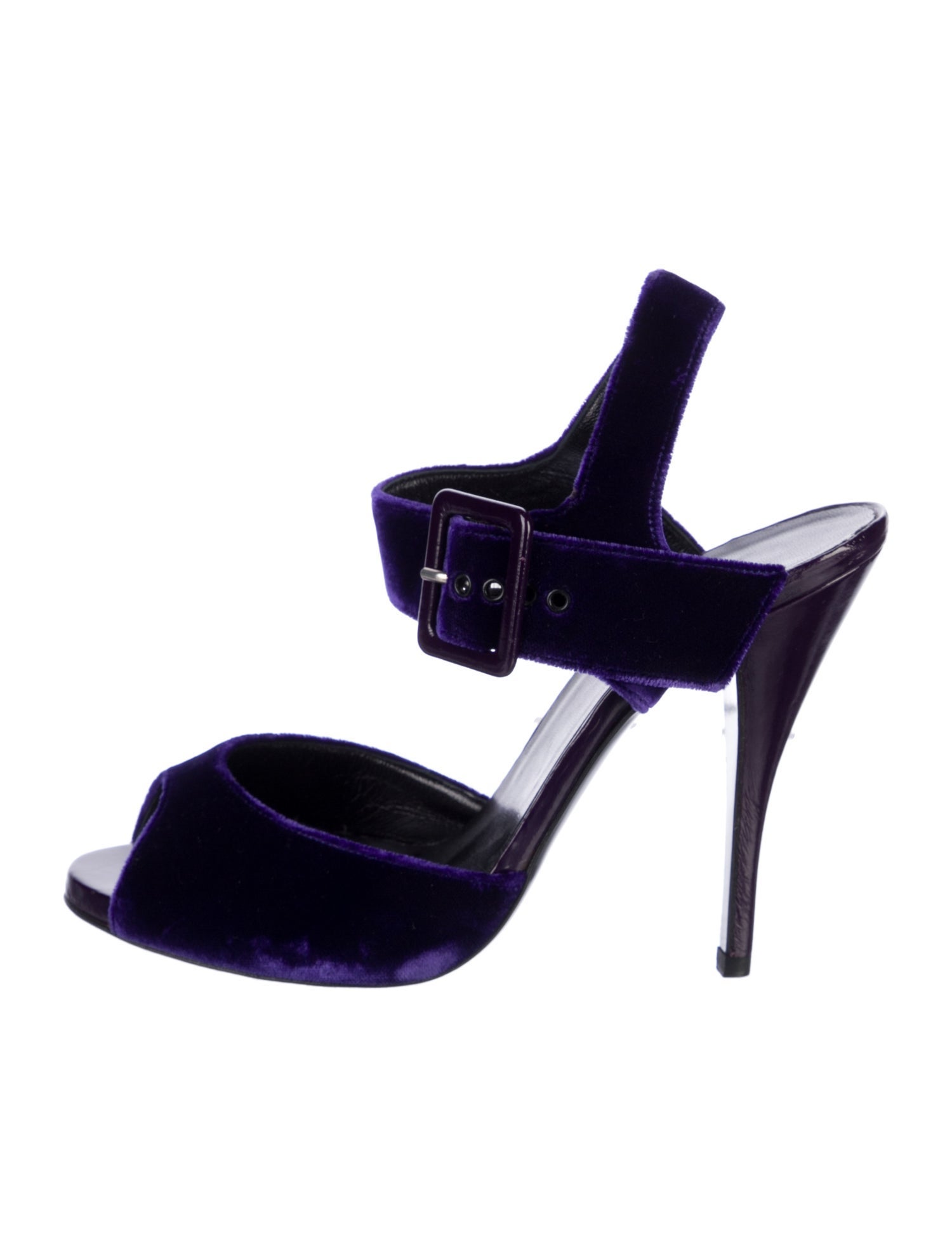 Pierre Hardy Patent Leather Slingback Sandals