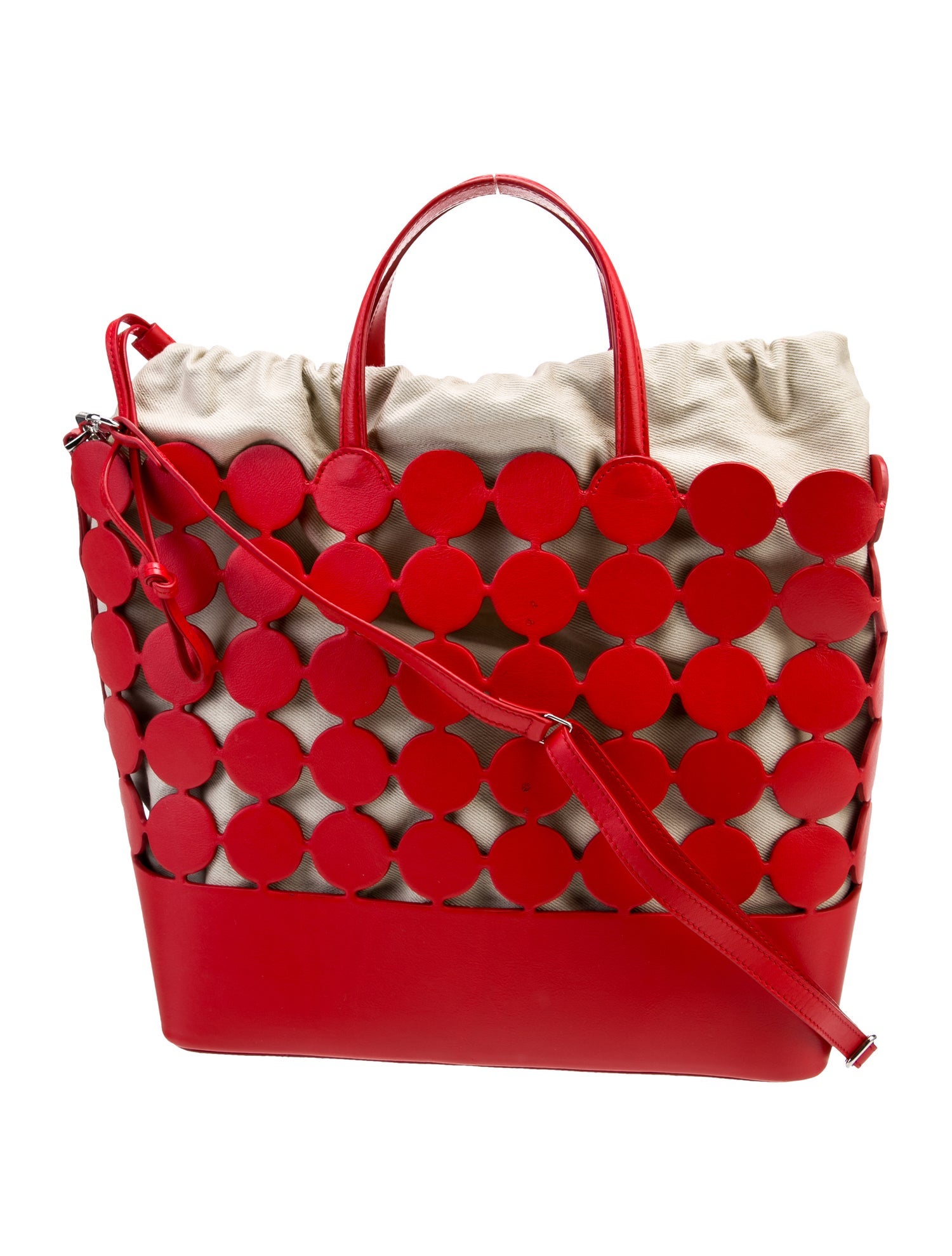 Pierre Hardy Leather Bucket Bag