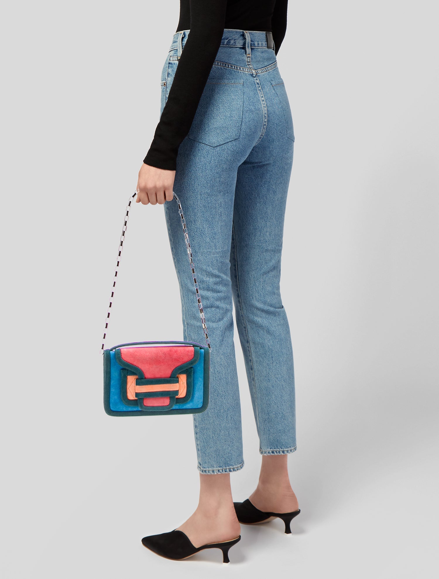 Pierre Hardy Suede Shoulder Bag