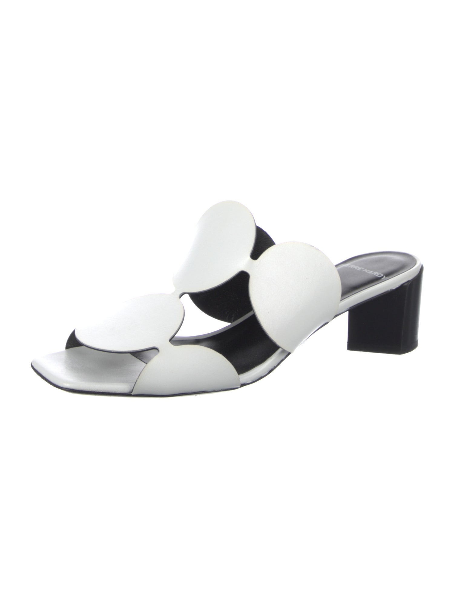 Pierre Hardy Leather Slides