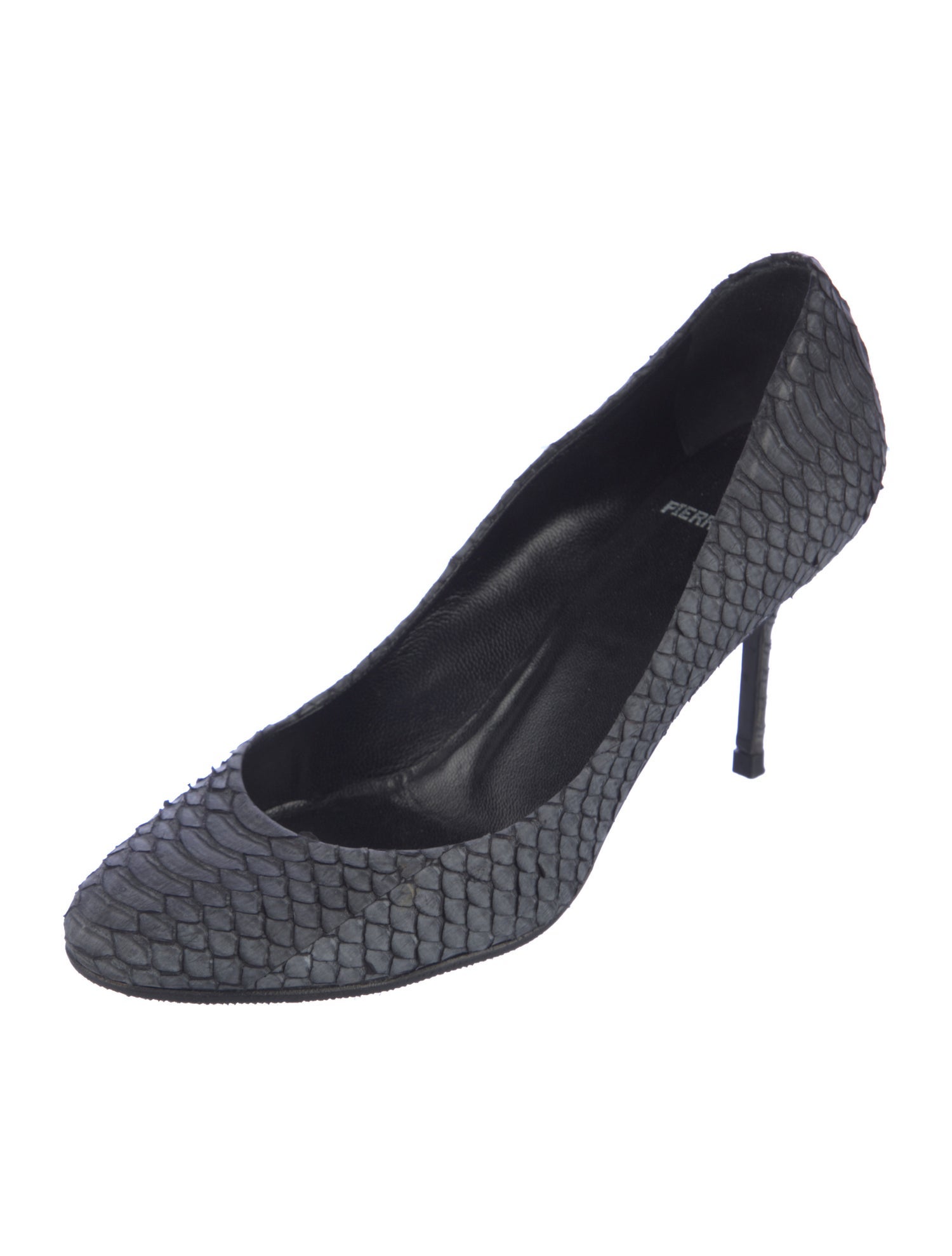 Pierre Hardy Embossed Leather Pumps