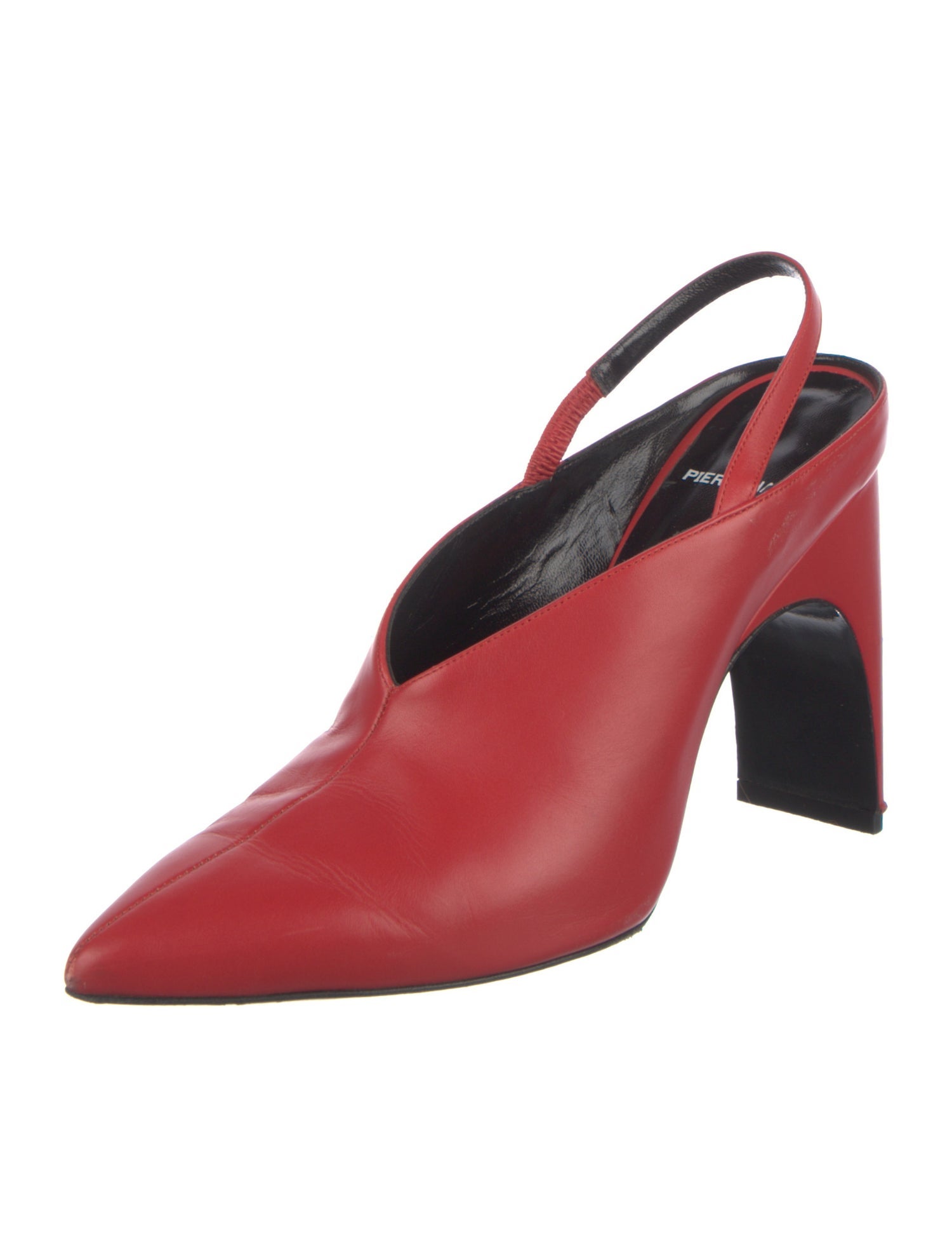 Pierre Hardy Leather Slingback Pumps
