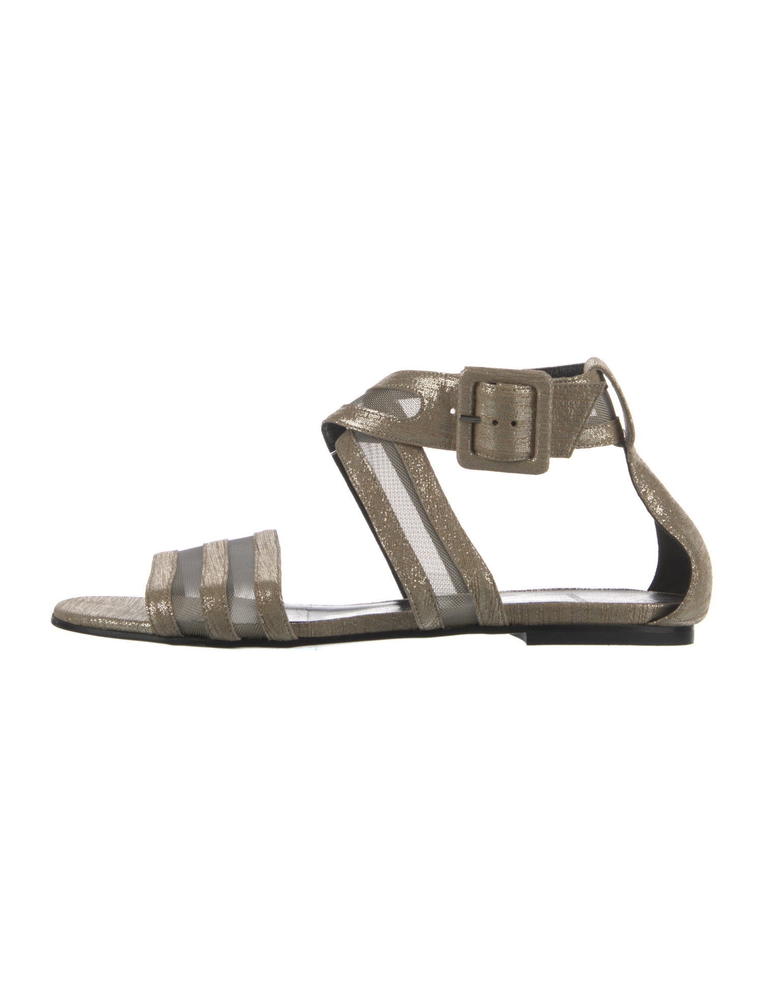 Pierre Hardy Leather Animal Print Flats