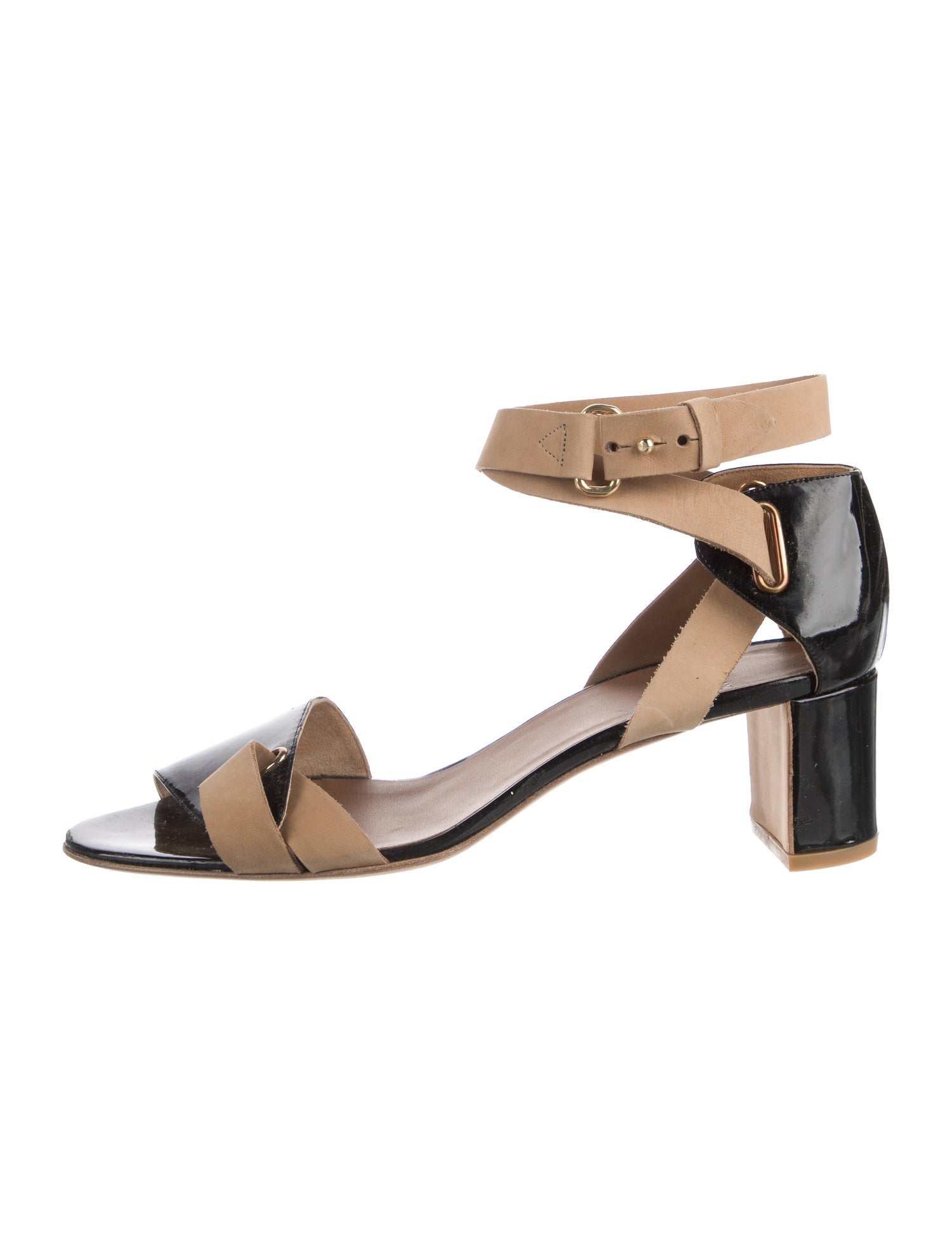 Pierre Hardy Patent Leather Sandals