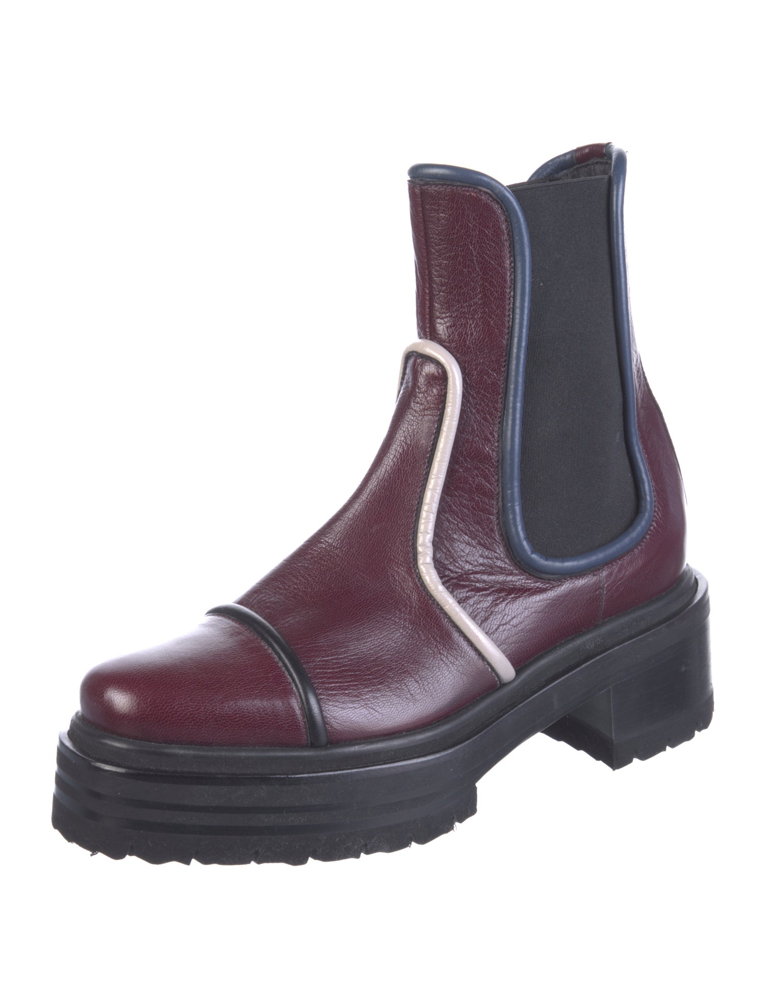 Pierre Hardy Leather Chelsea Boots