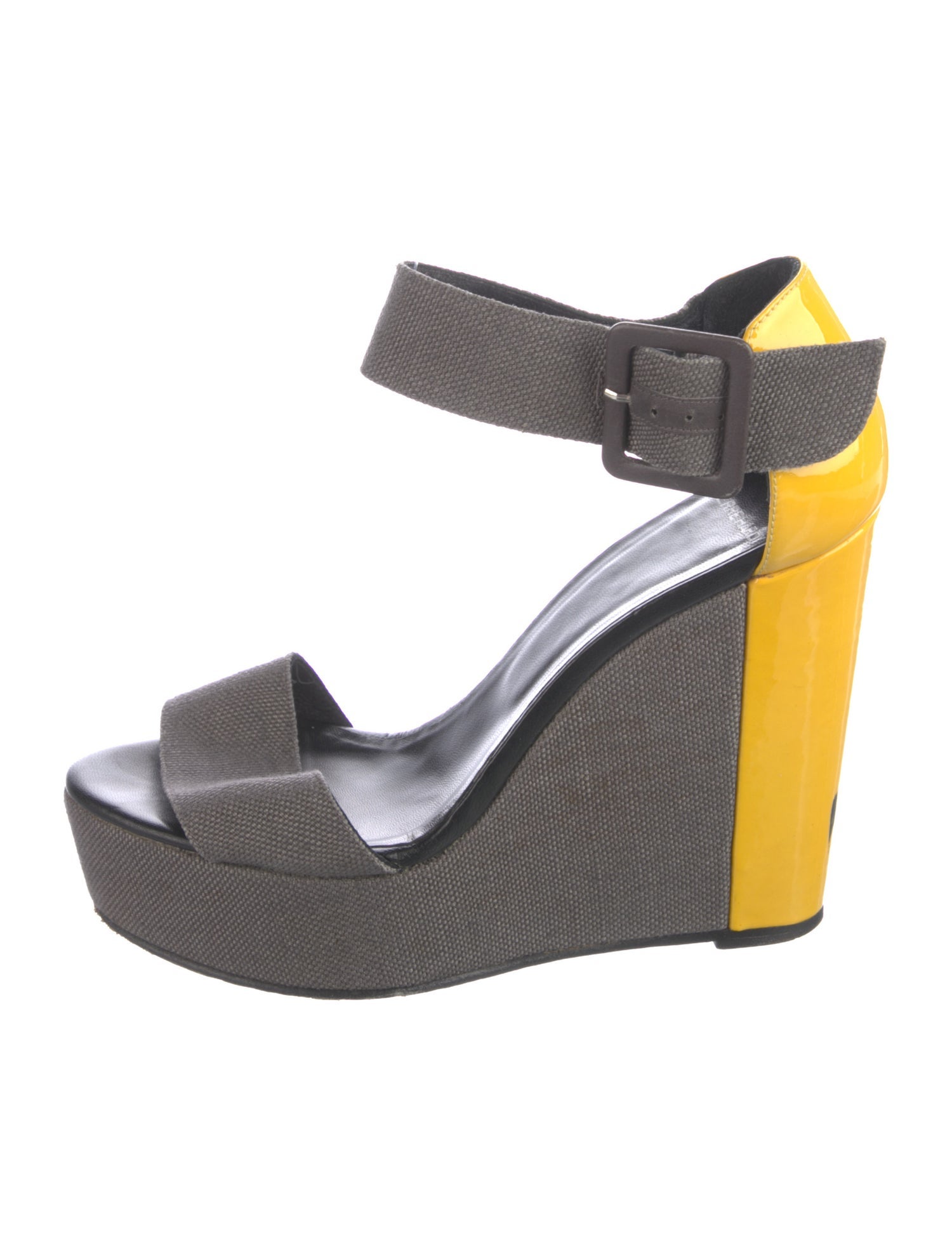 Pierre Hardy Canvas Colorblock Pattern Sandals