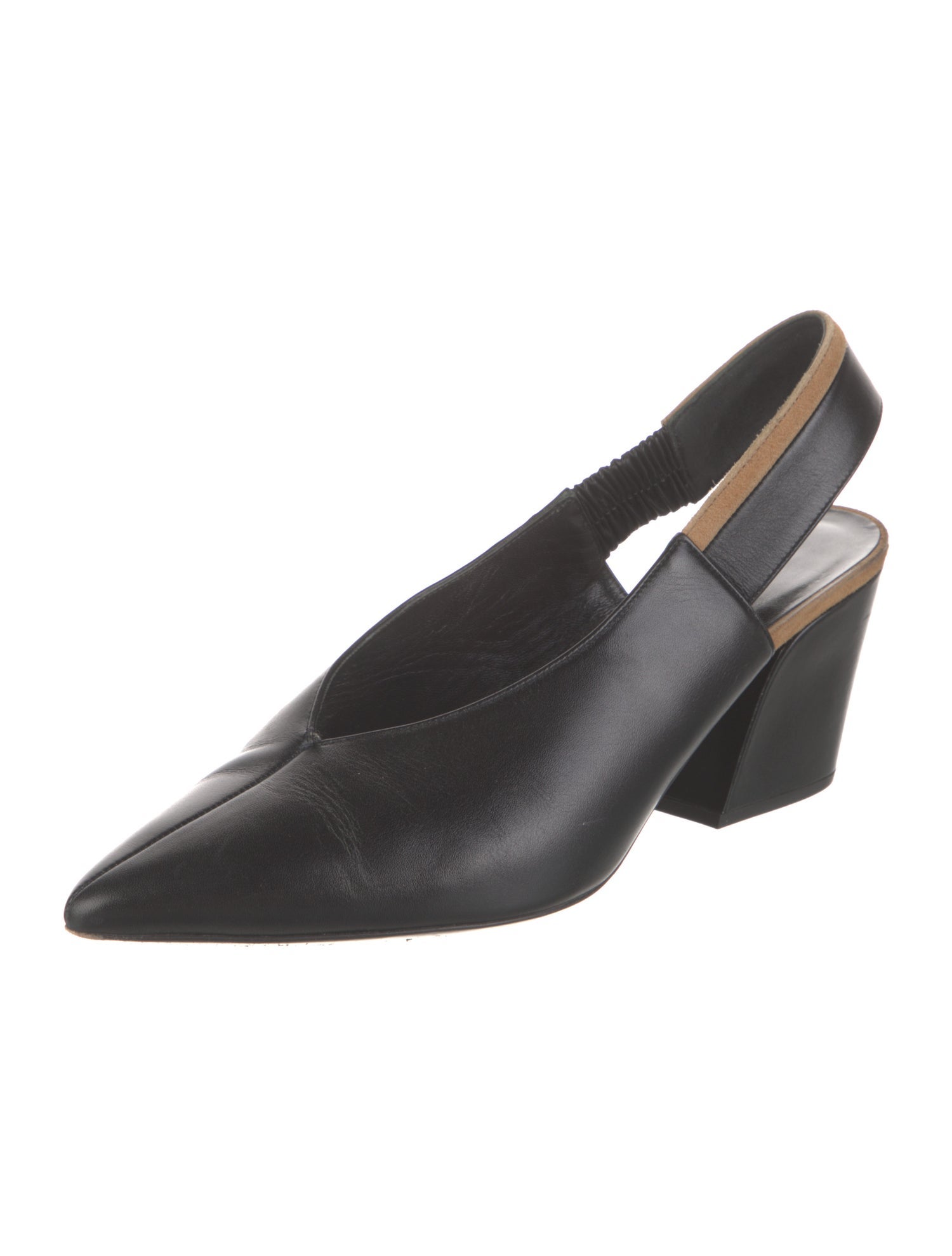 Pierre Hardy Leather Slingback Pumps