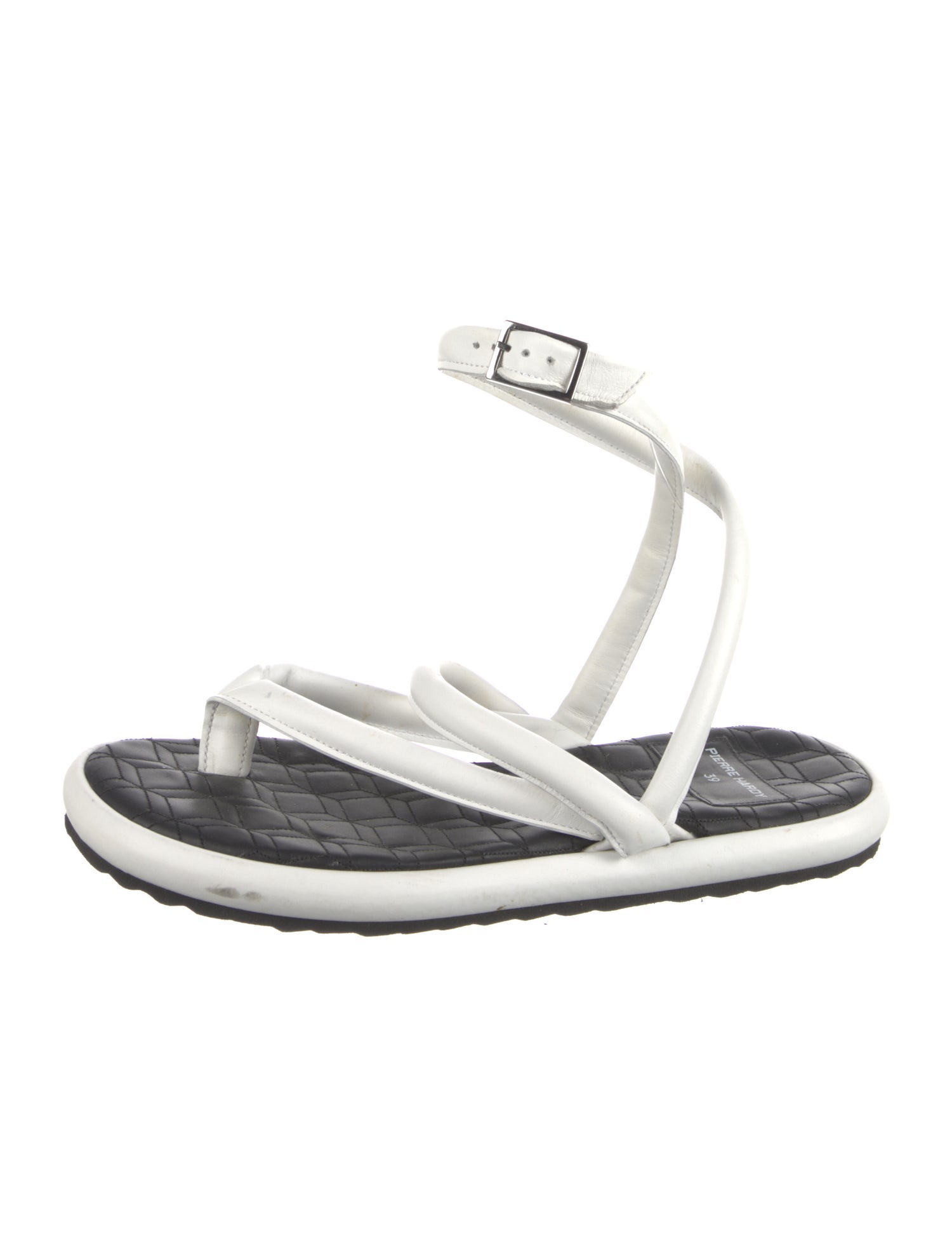 Pierre Hardy Leather Gladiator Sandals