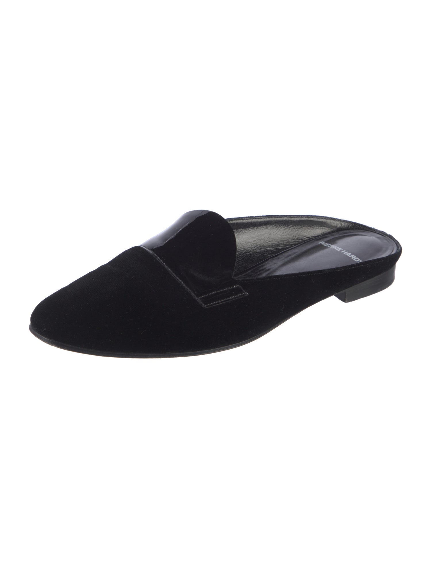 Pierre Hardy Velvet Mules