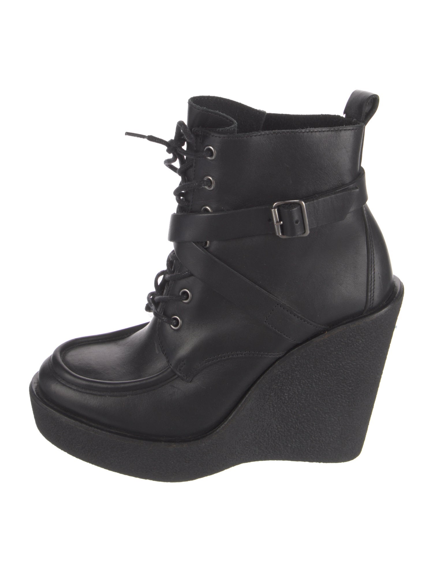 Pierre Hardy Leather Lace-Up Boots