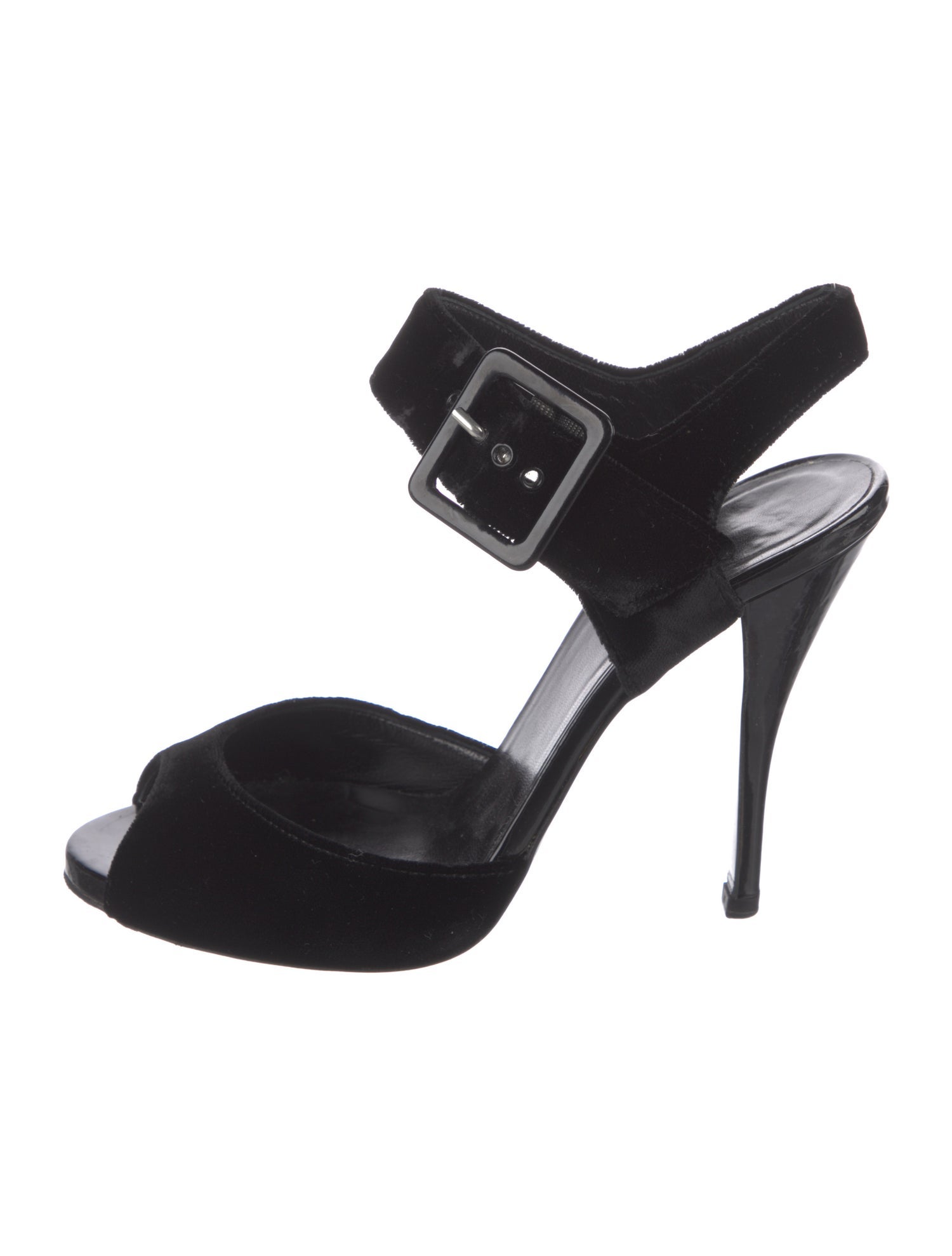 Pierre Hardy Velvet Slingback Pumps