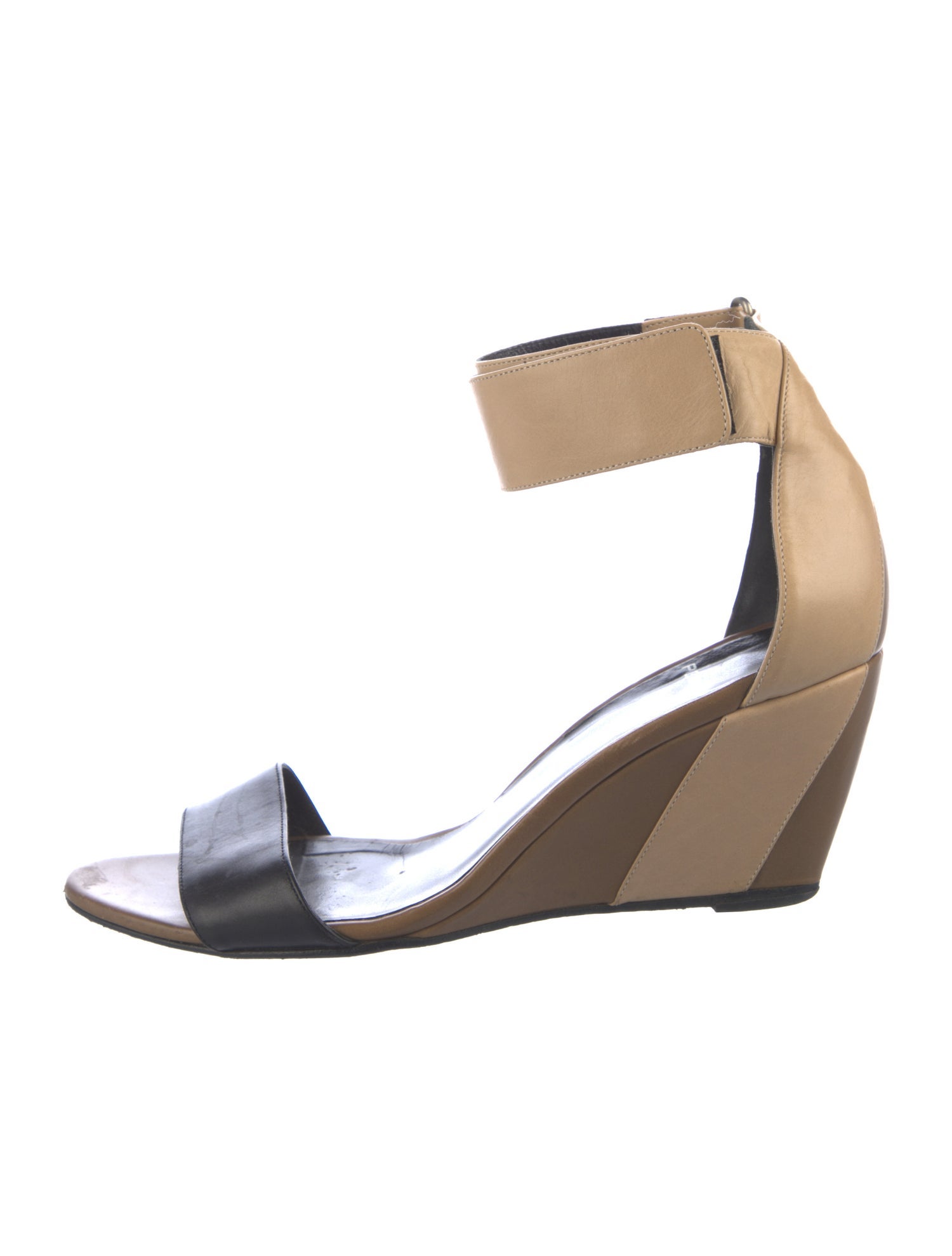 Pierre Hardy Leather Colorblock Pattern Sandals