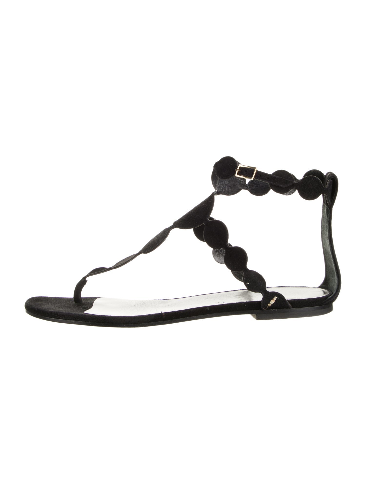 Pierre Hardy Suede Gladiator Sandals