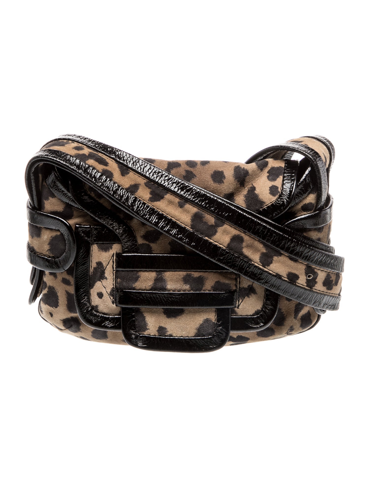 Pierre Hardy Suede Messenger Bag