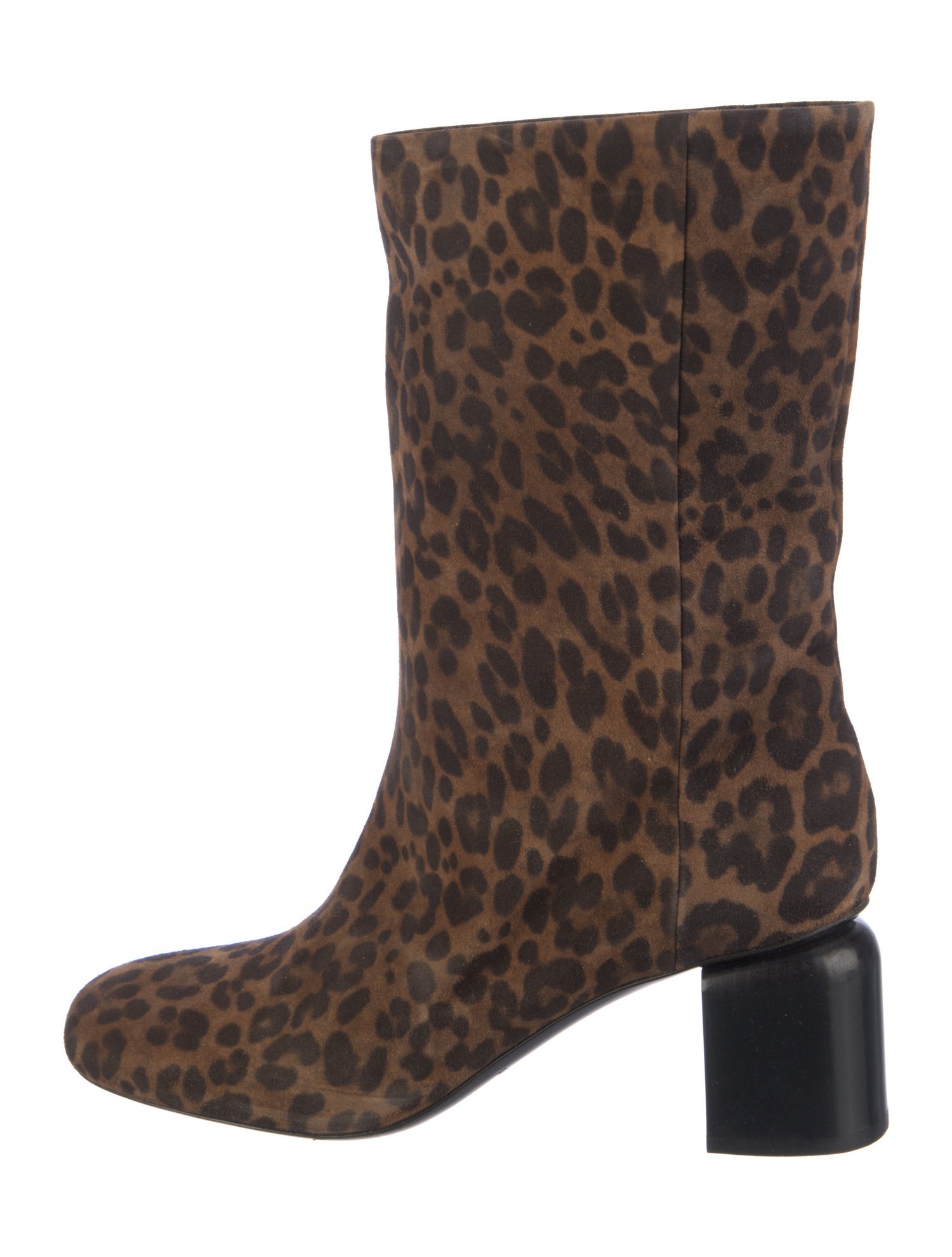 Pierre Hardy Suede Animal Print Boots