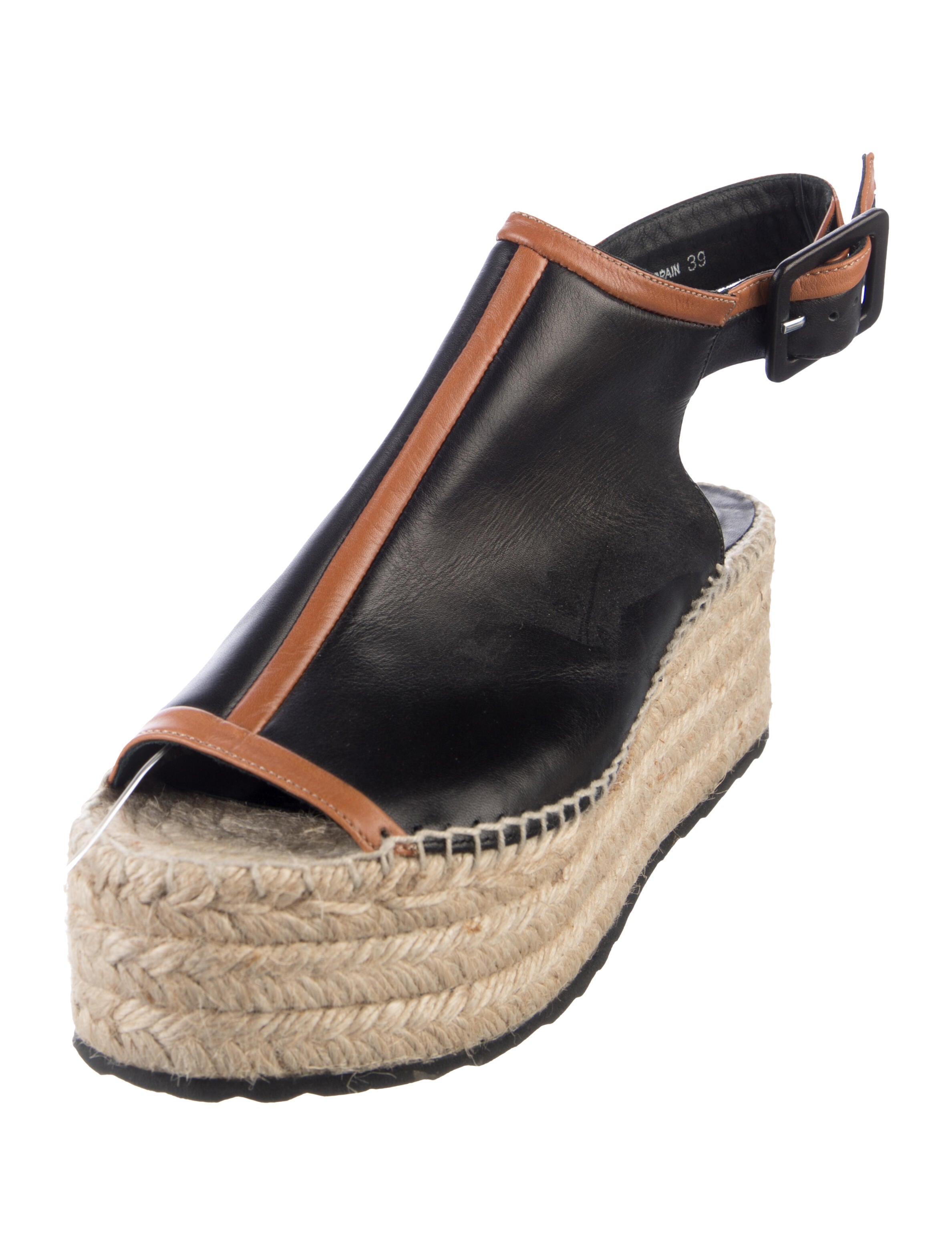 Pierre Hardy Leather Espadrilles
