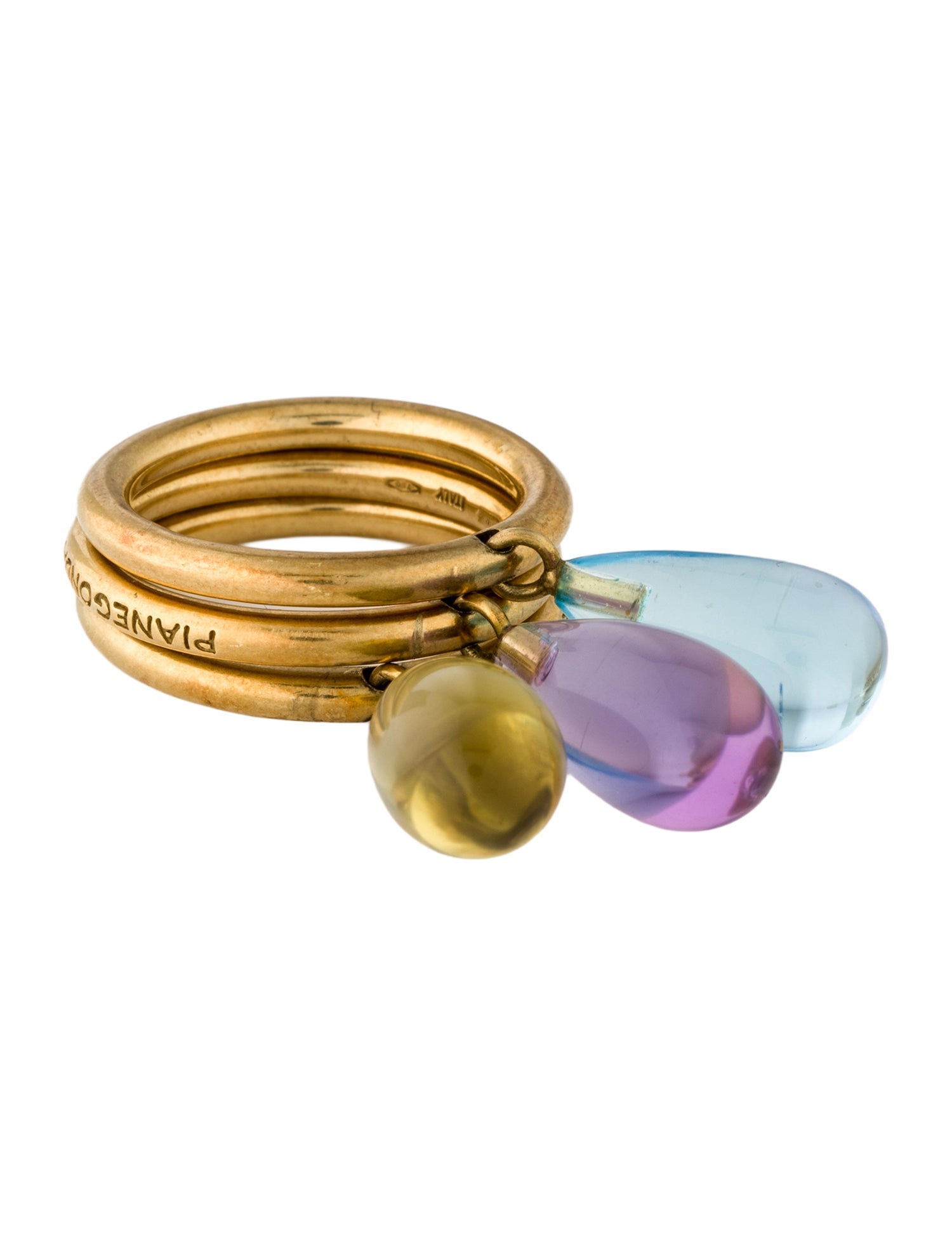Pianegonda 18K Multistone Ring Set