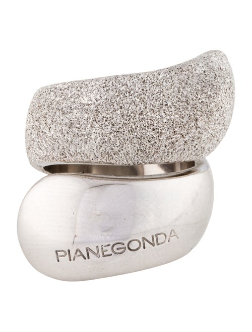Pianegonda Textured Bypass Ring