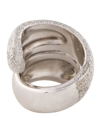Pianegonda Textured Bypass Ring