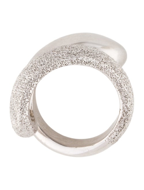 Pianegonda Textured Bypass Ring