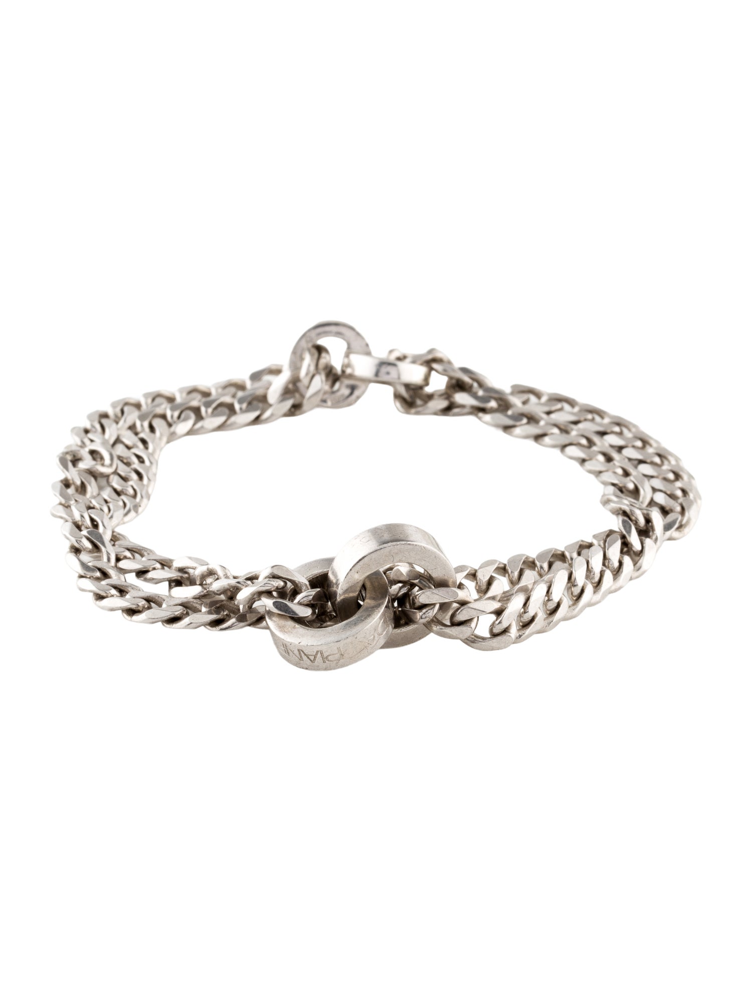 Pianegonda Double Chain Charm Bracelet