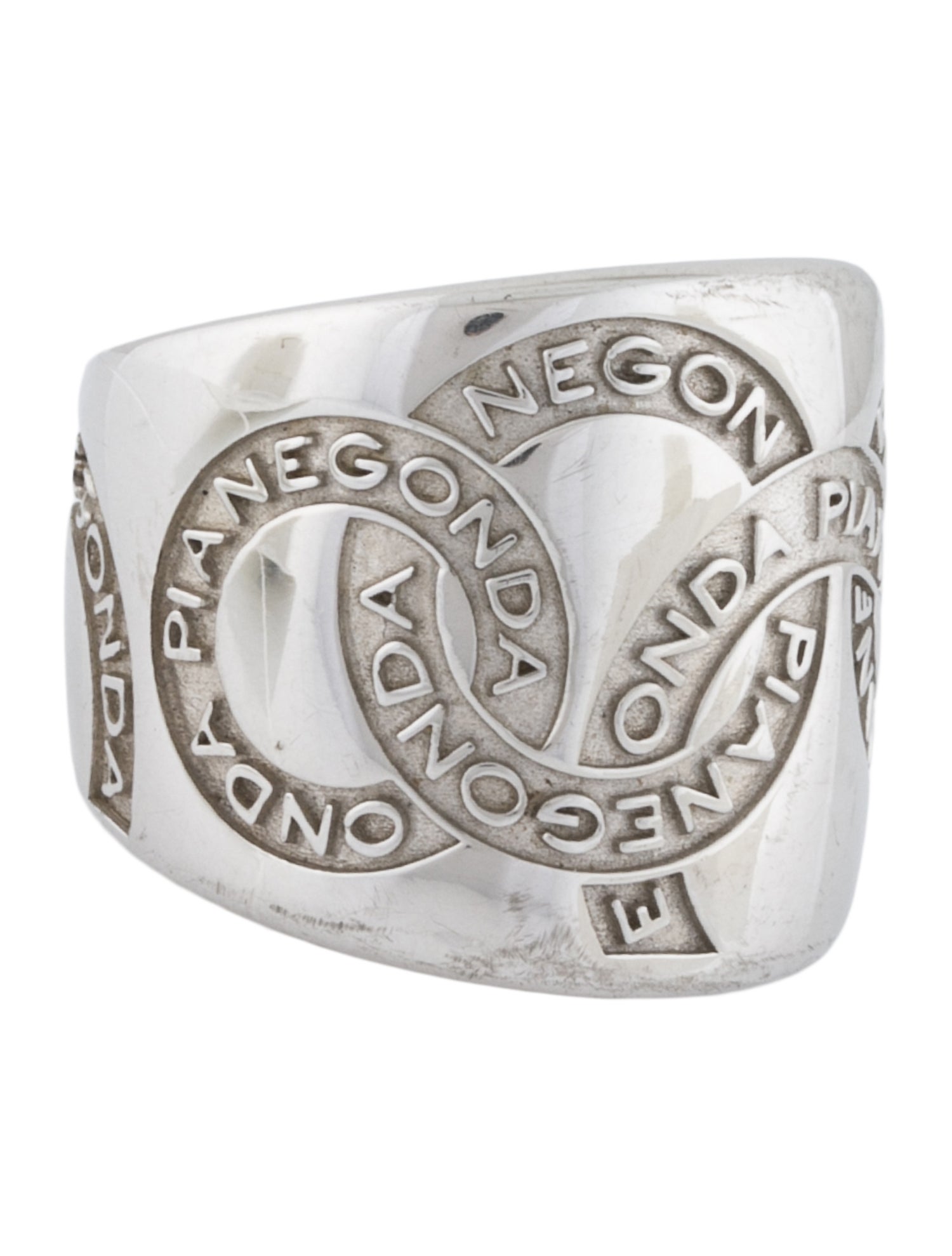 Pianegonda Wide Circle Band Ring