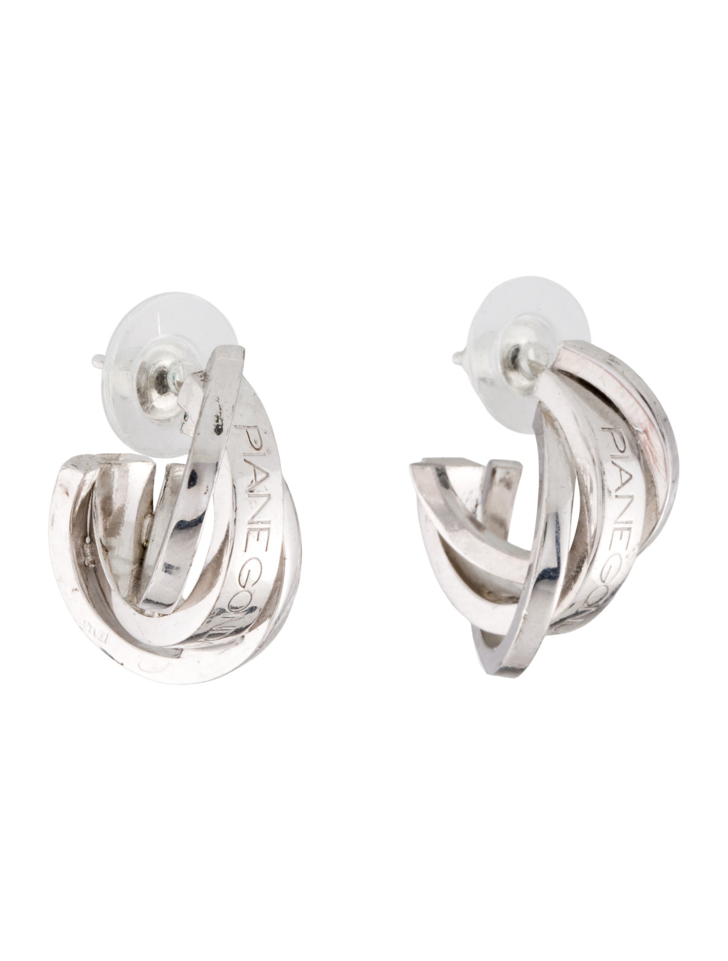 Pianegonda Triple Ring Hoop Earrings