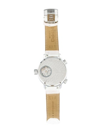 Pippo Italia Lifetime Three Timezone Diamond Watch