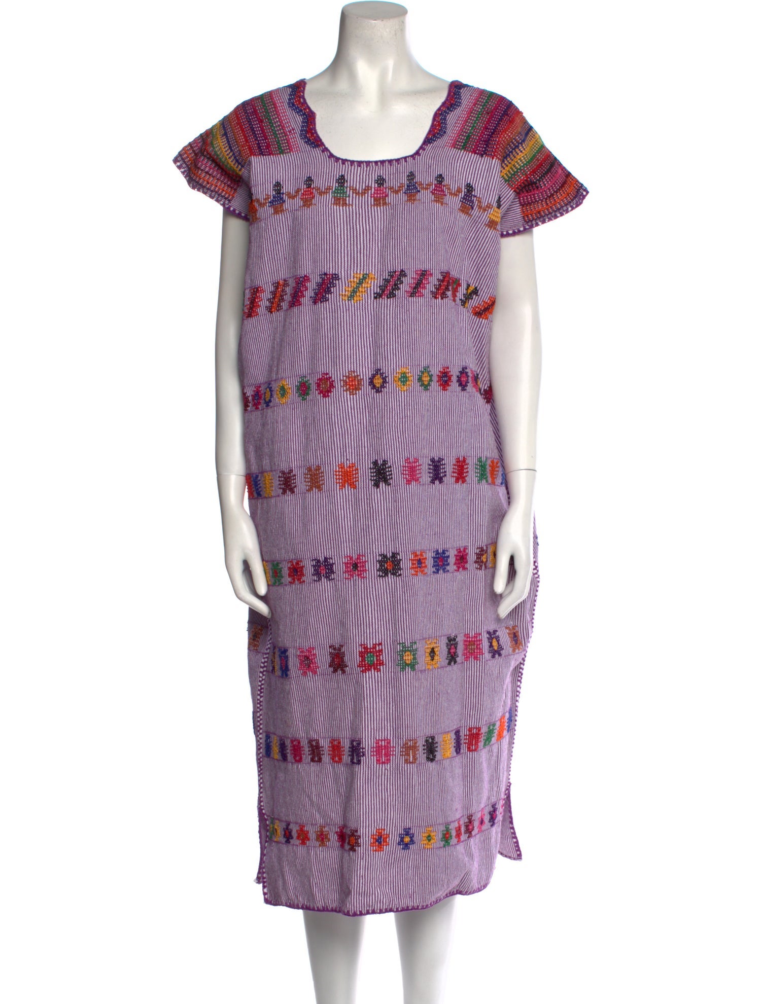 Pippa Holt Tie-Dye Print Midi Length Dress