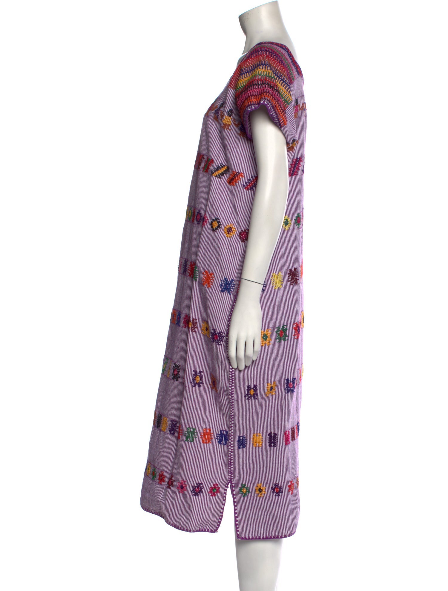 Pippa Holt Tie-Dye Print Midi Length Dress