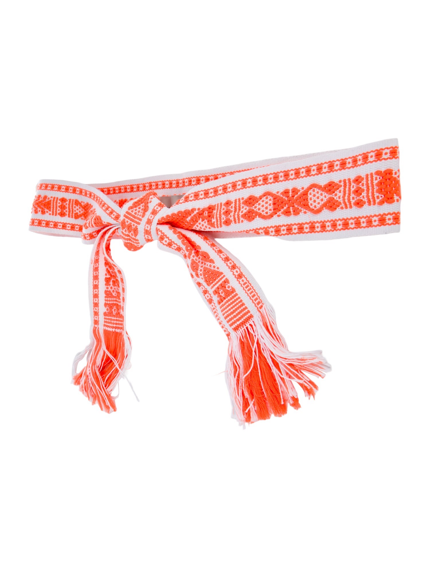 Pippa Holt Wide Fringe Trim Accent Waist Belt